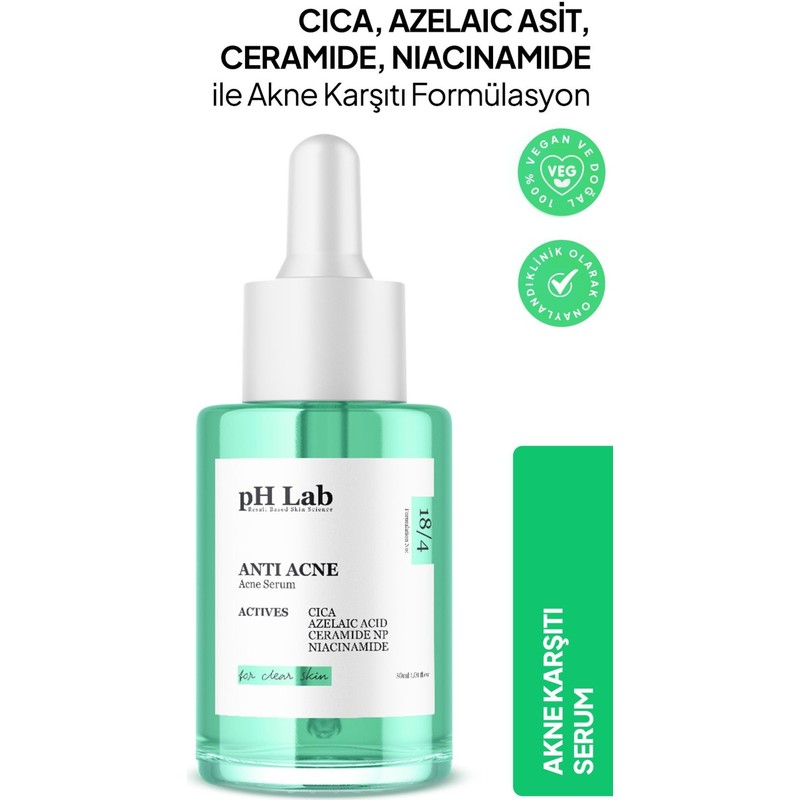 Ph Lab Acne Karşıtı Serum 33 ml Leke Karşıtı Etki ile Cilt İçin Özel Formül Unisex