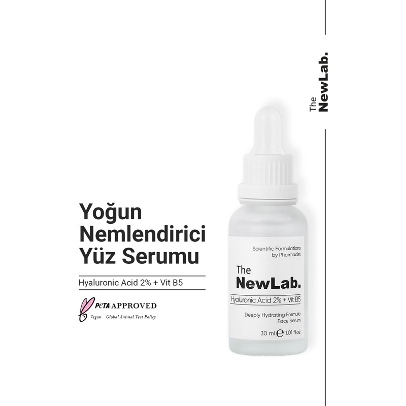 The NewLab. The NewLab Hyalüronik Asit Yoğun Nemlendirici Cilt Bakım Serumu 30 ml (hyaluronic Acid 2% Vit B5 )