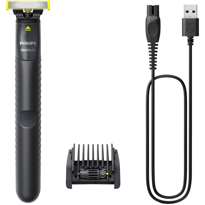 Philips QP1425/10 Oneblade Siyah Tıraş Makinesi Kablosuz Kullanım Özelliği ile Su Geçirmez