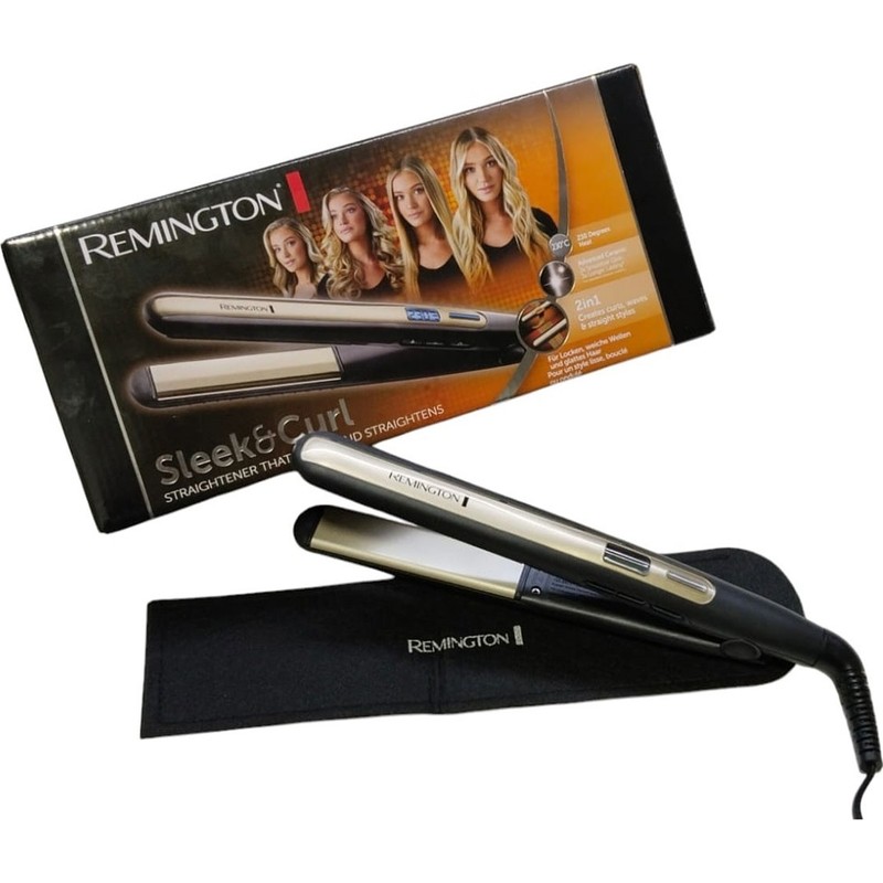 Remington S6500 Sleek&Curl 6 Farklı Şekil Veren Düzleştirici Seramik Malzeme ile Hızlı Isınma
