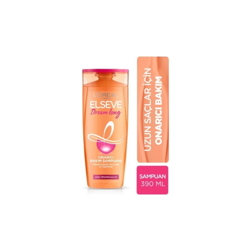 Elseve Loreal Paris Elseve Dream Long Onarıcı Saç Bakım Şampuanı 390 ml