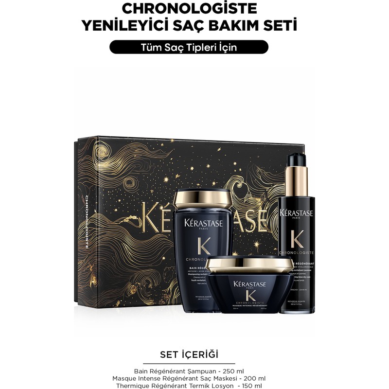 Kerastase Chronologiste Yenileyici Saç Bakım Seti