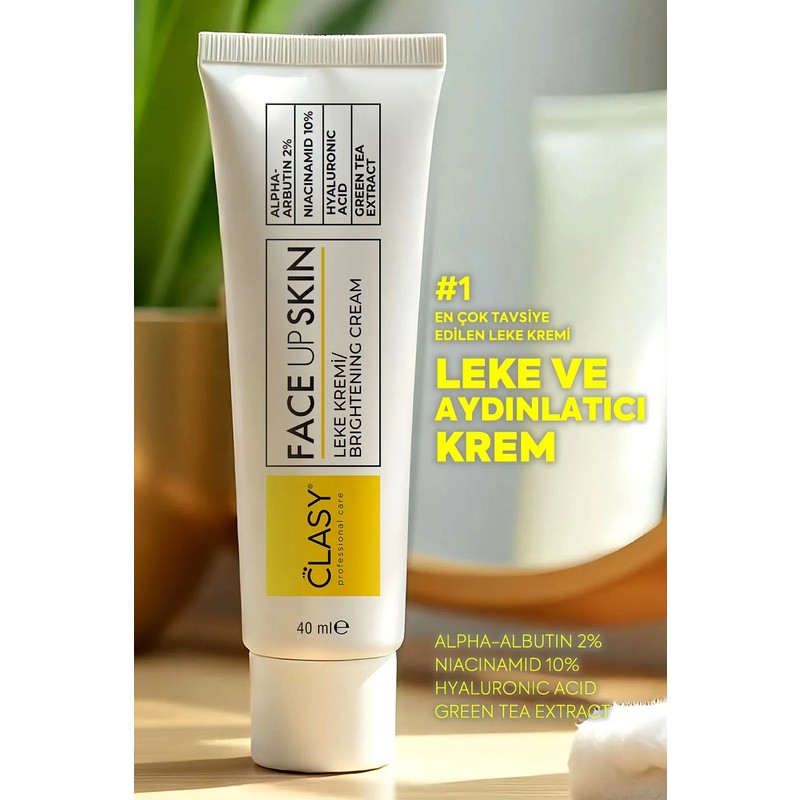 Clasy Care Face Up Skin Leke Kremi 40 ml Faceupskin Brightening Cream 40 ml