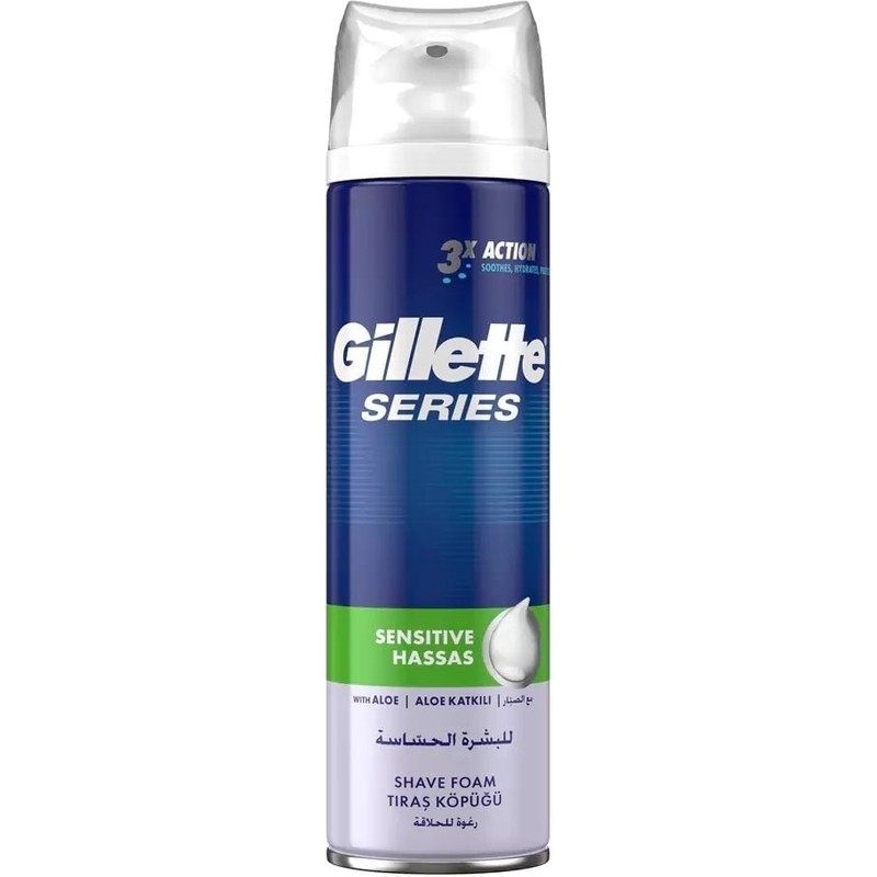 Gillette Series Traş Köpüğü Sensitive 250ML