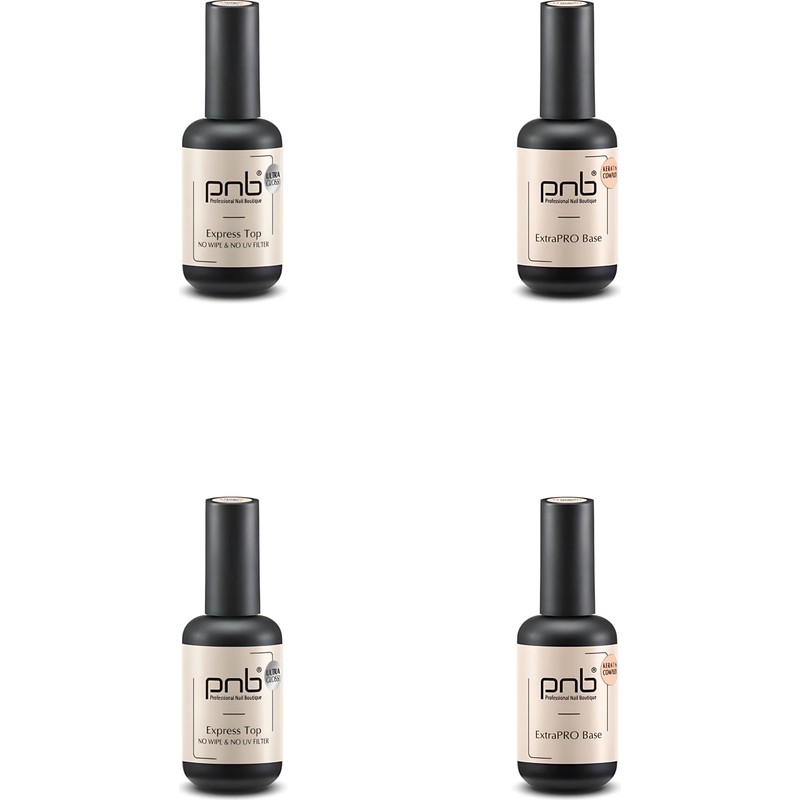 PNB Extrpro Base 17ml Express Top Coat 17ml 4'lü Set