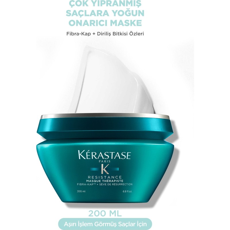 Kerastase Kérastase Resistance Masque Therapiste 200 ml Besleyici Saç Maskesi Doğal Kumaş Özellikli