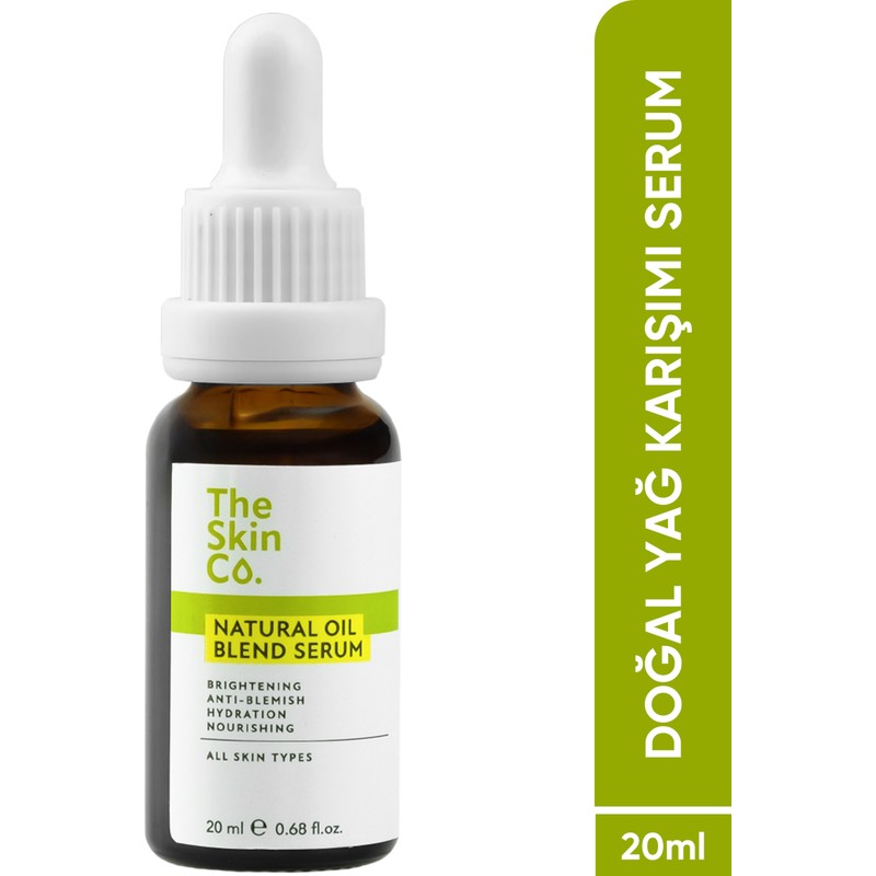 Görkito The Skin Co. %99,9 Doğal Yağ Karışımı Yoğun Nemlendirici & Aydınlatıcı Yüz Serumu 20 ml