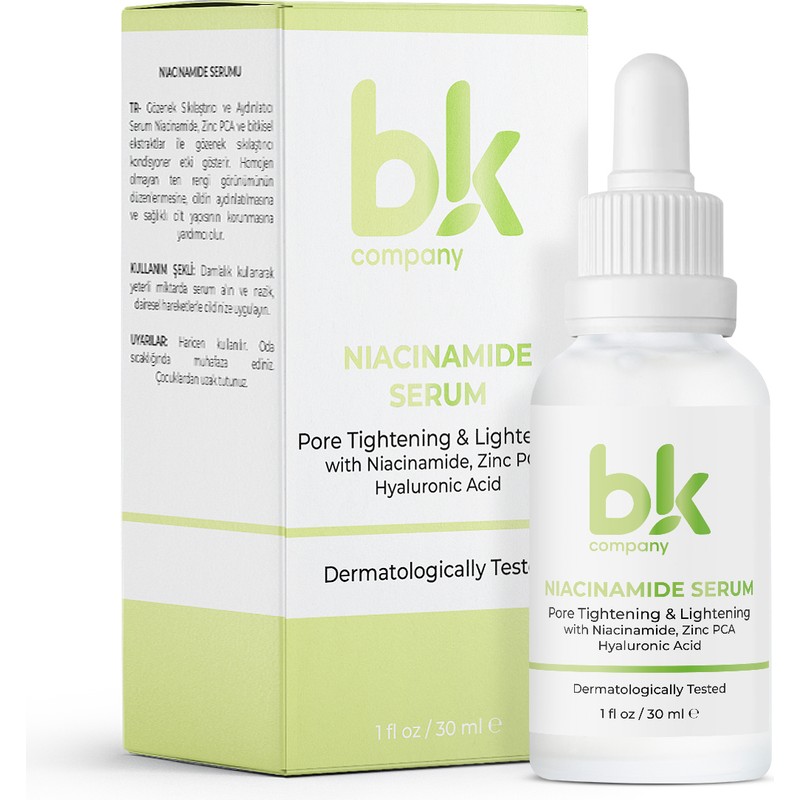 Bk Company Gözenek Serumu 30 ml (Niacinamide 6% + Zinc Pca)
