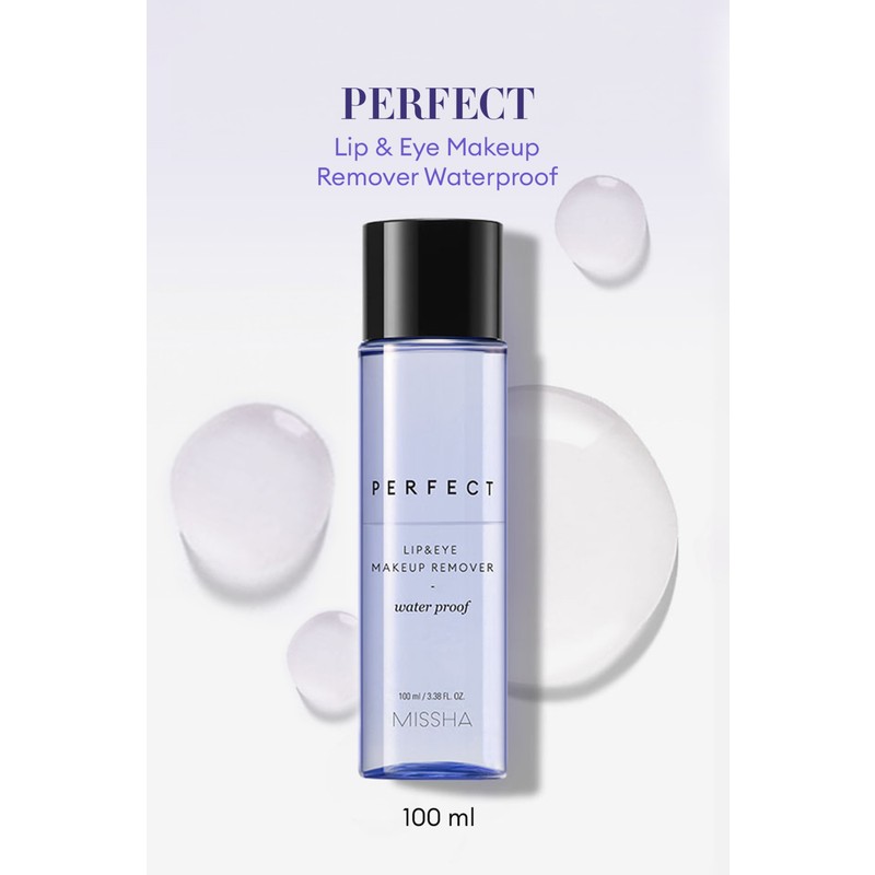 MISSHA Göz & Dudak Makyajı İçin Çift Fazlı Makyaj Temizleyici Perfect Lip & Eye Make Up Remover Waterproof