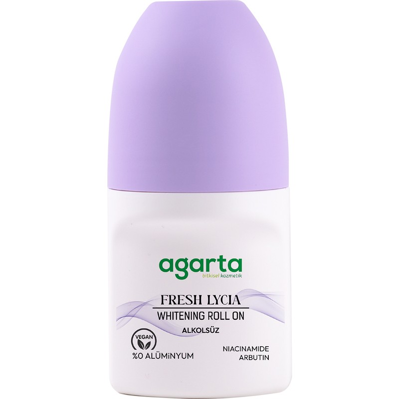 Agarta Doğal Kadın Fresh Lycıa Beyazlatıcı Roll-On 50 ml Alkol İçermeyen Ferahlatıcı Etki