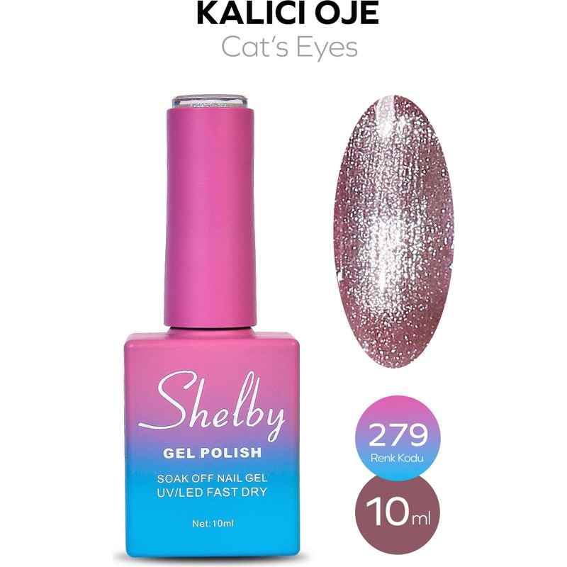 Shelby 10 ML. A279 KEDİ GÖZÜ KALICI OJE