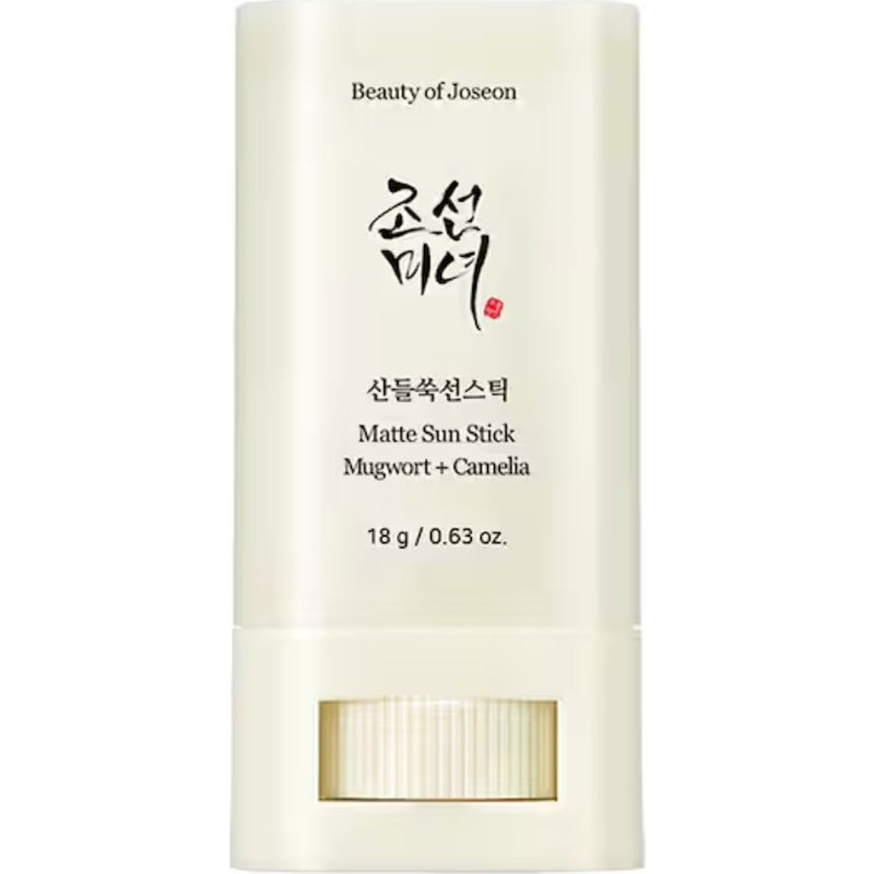 Beauty of Joseon Matte Sun Stick: Mugwort + Camelia - Yağlı Olmayan Güneş Koruması 18G