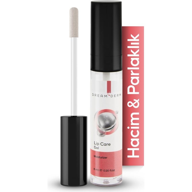 Dream Derm 6 ml Dudak Dolgunlaştırıcı Lip Gloss Parlak & Şeffaf Vanilya Aromalı Uzun Süre Kalıcı