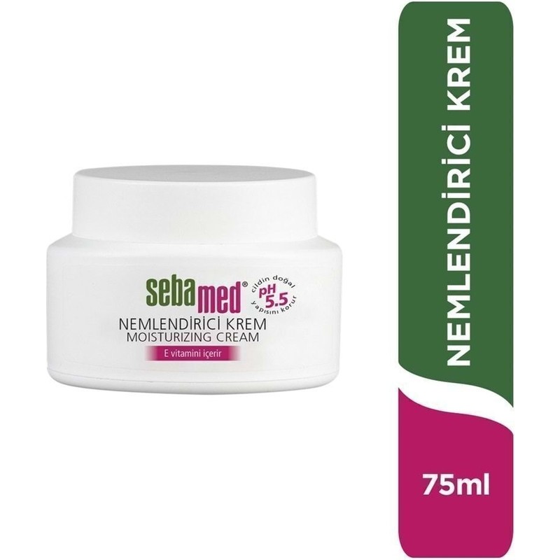 Sebamed %2 Vitamin E İçeren Nemlendirici Yüz ve Boyun Cilt Bakım Kremi – Günlük Bakım - 75 ml