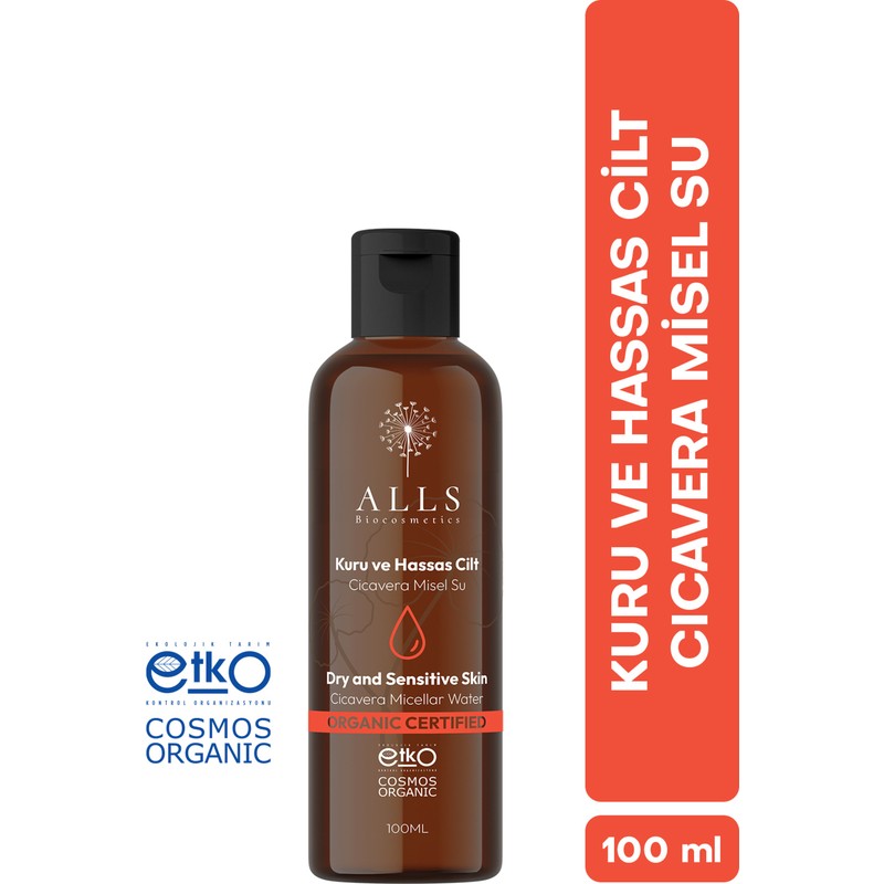 Alls Biocosmetics Cicavera Misel Su 100 ml Kuru ve Hassas Ciltler İçin Temizleyici Etkili Su