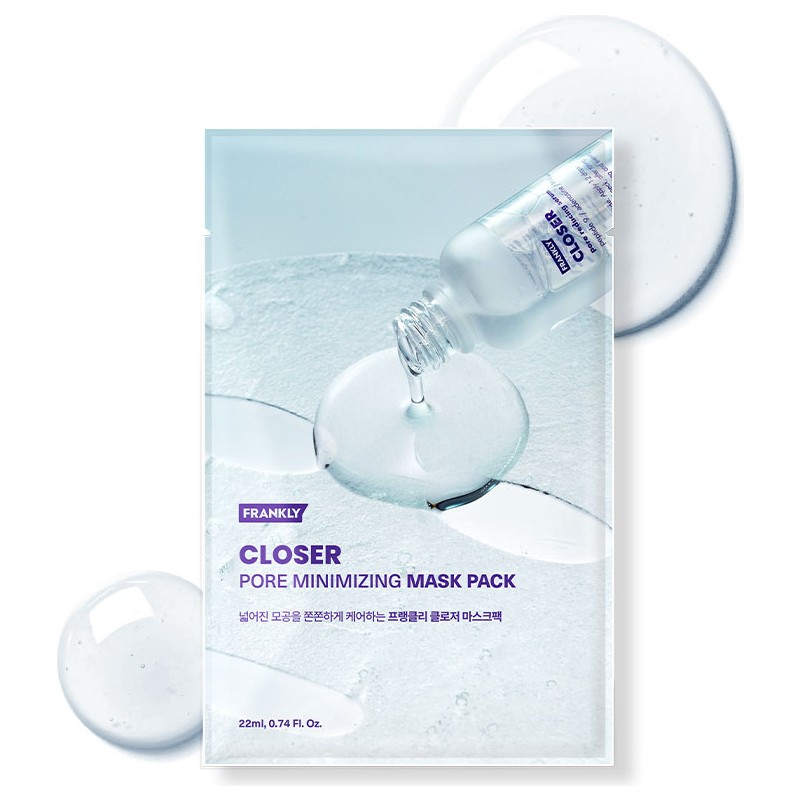 Frankly Closer - Pirinç Özü, Peptit ve Kolajen Içeren Gözenek Karşıtı Kağıt Maske