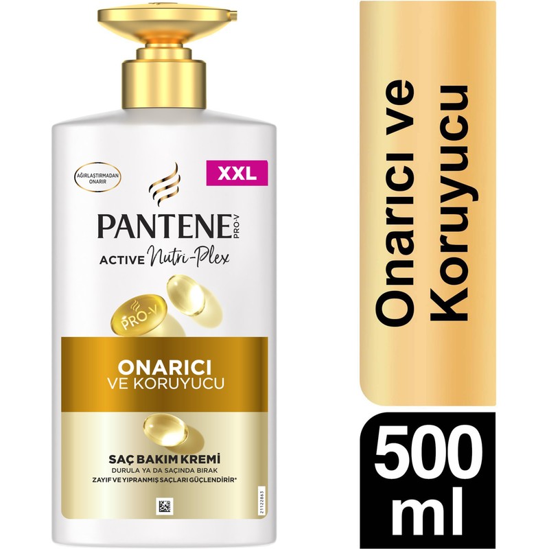 Pantene Onarıcı & Koruyucu Saç Bakım Kremi 500 ml Hafif Formül ile Güçlendirici Etki