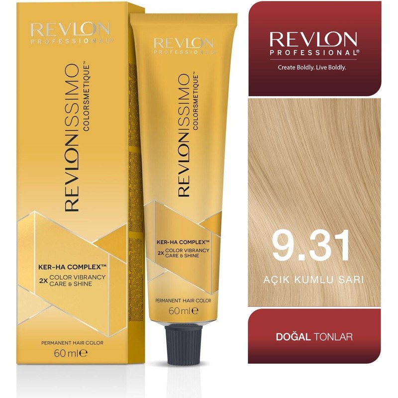 Revlon issimo Colorsmetique™ CC 9.31 Altın Küllü Çok Açık Sarı Kalıcı Saç Boyası 60 ml
