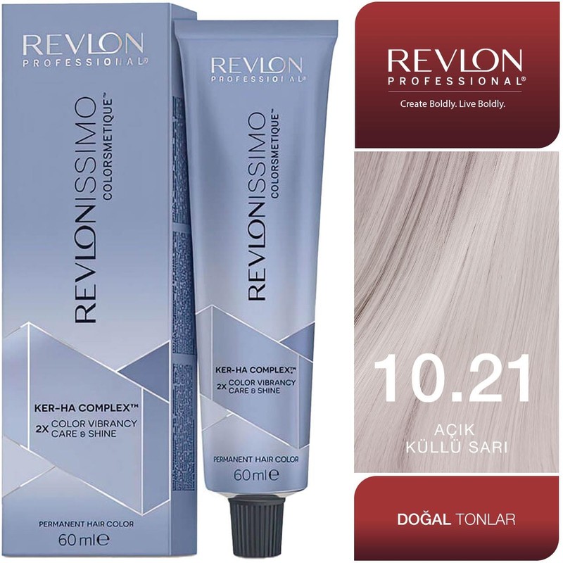 Revlon issimo Colorsmetique™ CC 10.21 Küllü İrize Ultra Açık Sarı Kalıcı Saç Boyası 60 ml