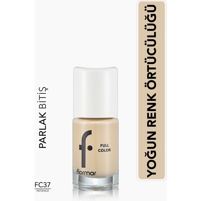 Flormar Full Color Yoğun Pigmentli Parlak Oje (FC37 Patience) 8690604379903