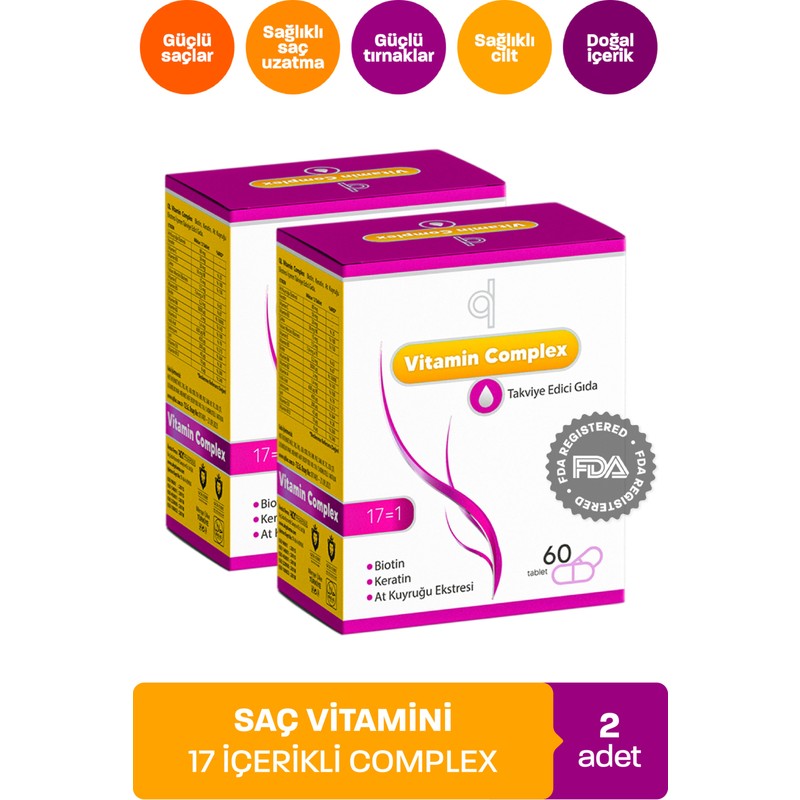 Quality Life Biotin Complex Saç ve Tırnak Vitamini - Hair Vitamin B Complex Keratin Çinko 5000 Mg Biyotin Tablet Saç Dökülme Vitamin Mineral Takviyesi Folik Asit At Kuyruğu Ekstresi Magnezyum B7 B12 Vitamini S