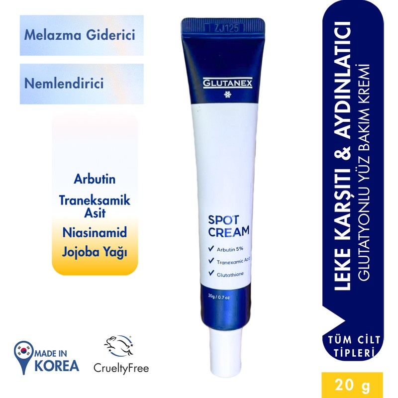 Glutanex Spot Cream Leke Karşıtı Aydınlatıcı Cilt Bakım Kremi