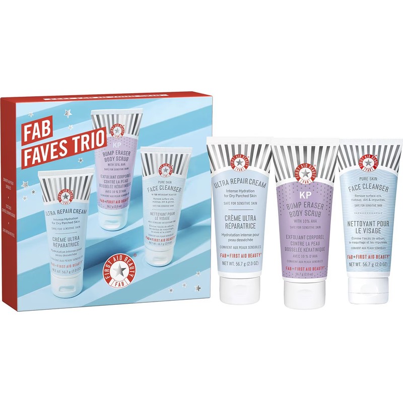 First Aid Beauty Coffret Trio Les Favoris De Fab - Yüz ve Vücut Bakım Seti