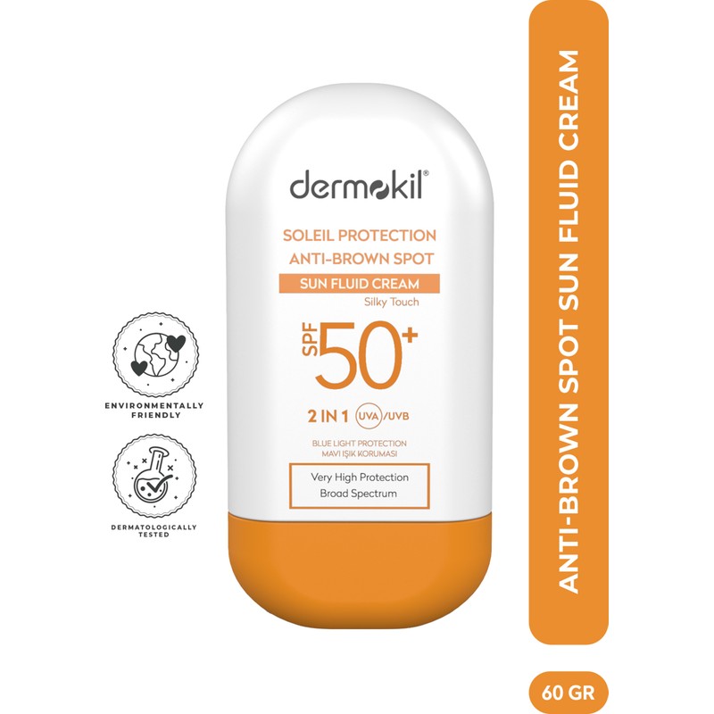 Dermokil Leke Karşıtı SPF 50+ Fluid Güneş Koruyucu 50 ml