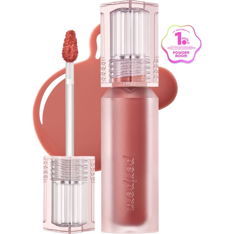 Peripera Uzun Süre Kalıcı Işıltılı Likit Tint 02 Universal Coral Turuncu Renkli Sıvı Ürün