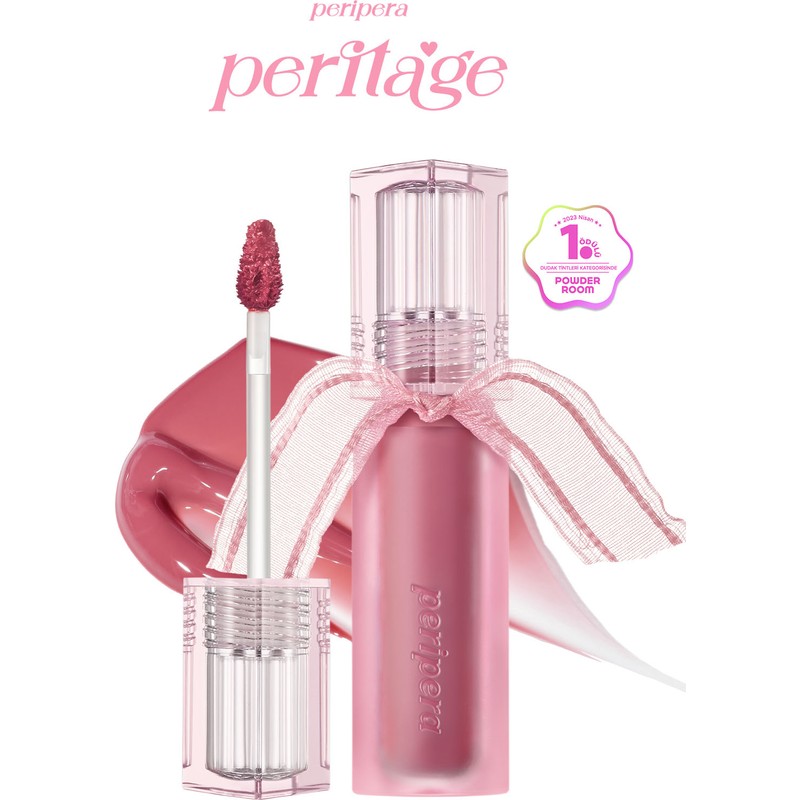 Peripera Doğal Tonlarda Uzun Süre Kalıcı 07 Mute Paradise Pembe Likit Tint Nemlendirici Etki