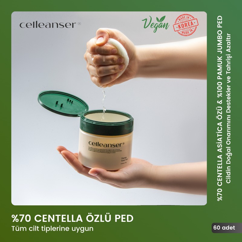 Celleanser Theraph Toner Pad Yatıştırıcı Peeling Ped