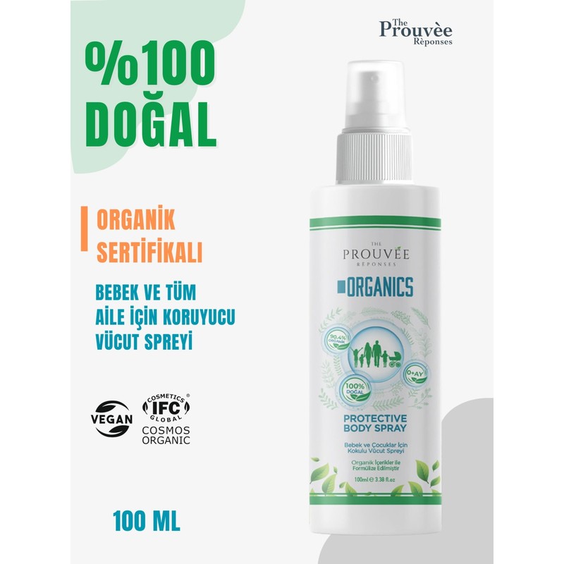 The Prouvee Reponses %100 Doğal Koruyucu Vücut Spreyi 100ml