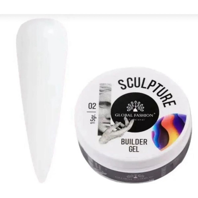 Global Fashion Anıl Gel Polısh Hamur Jel Protez Tırnak Hamur Jeli Rahi Beyazı No; 2 - Global Fashion Hamur Gel 15GR