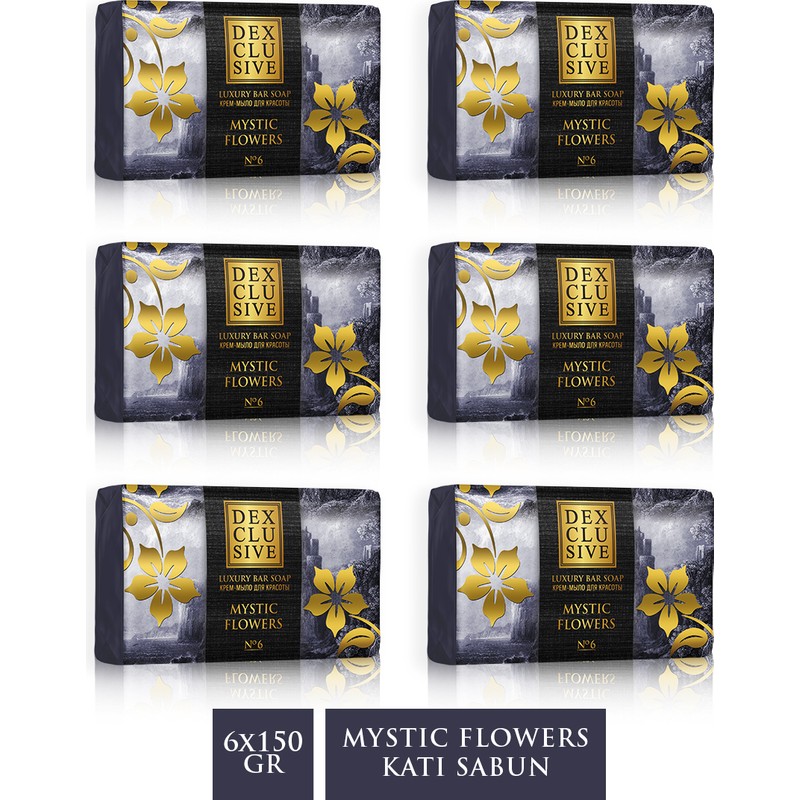 Dexclusive Katı Sabun Mystic Flower 150 gr x 6 Adet
