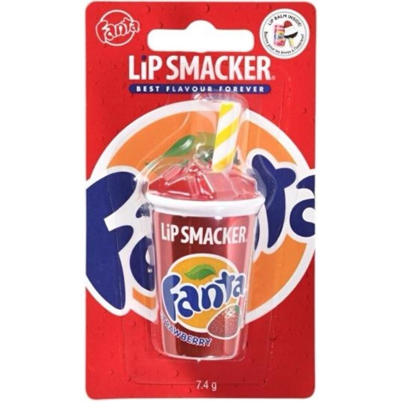 Lip Smacker Fanta Çilekli Dudak Nemlendirici Kremi 7,4 gr Pratik Kullanım ve Yoğun Nem