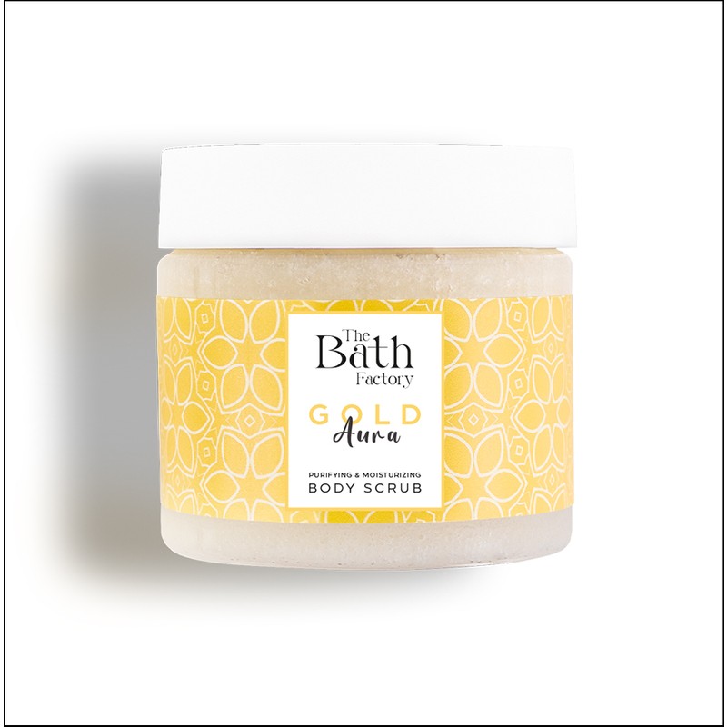 The Bath Factory Gold Aura Nemlendirici ve Arındırıcı Vücut Peelingi 300 gr