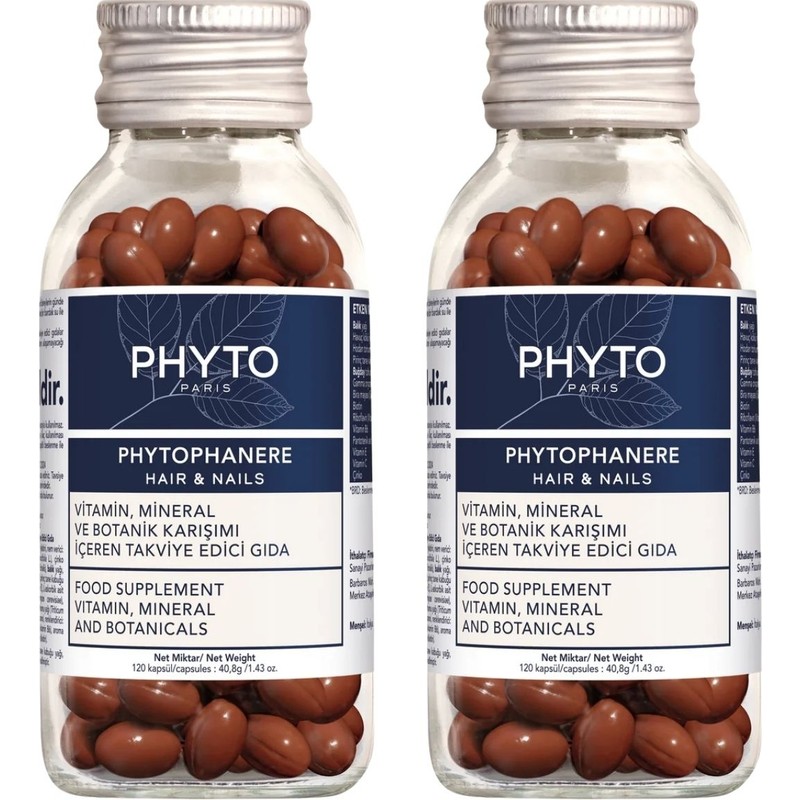 Phyto phanere Saç ve Tırnaklar Için Takviye Edici Gıda | 2 Adet Set Yeni Sezon Ds