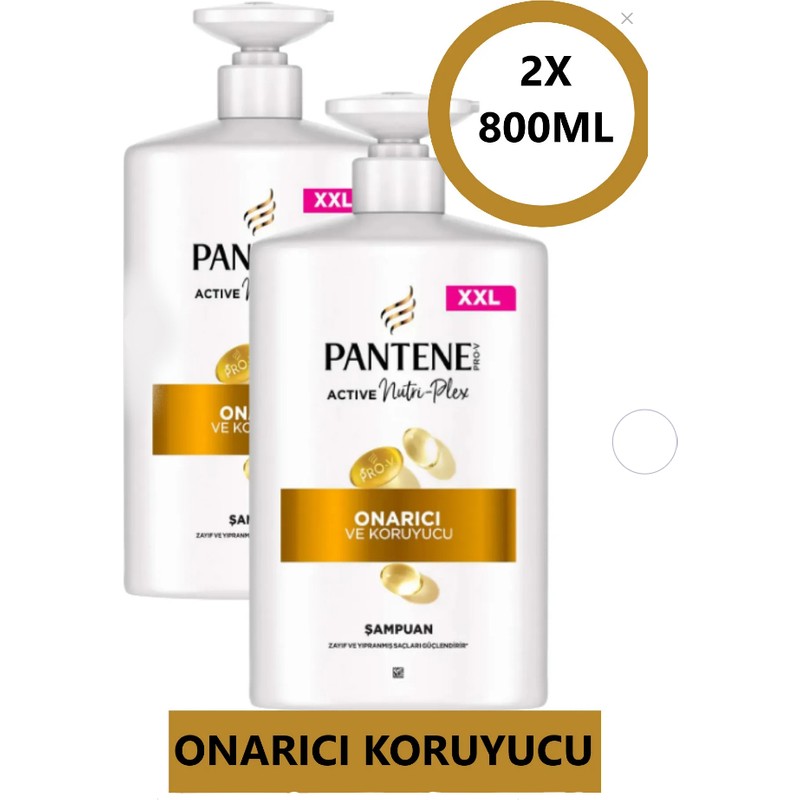 Pantene Active Nutri Plex Onarıcı ve Koruyucu 2x 800ML