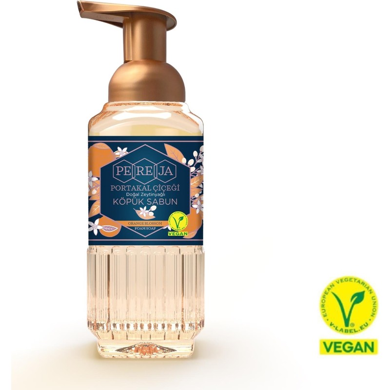 Pereja Portakal Çiçeği Doğal Zeytinyağlı Köpük Sabun 500 ml