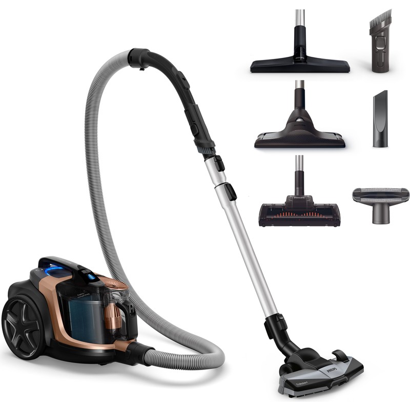 Philips XB7151/07 Torbasız Elektrikli Süpürge 899 W Güçlü Emiş Teknolojisi Bakır Renk Marathon Daily - En Uygun Fiyatlarla Piinti'de