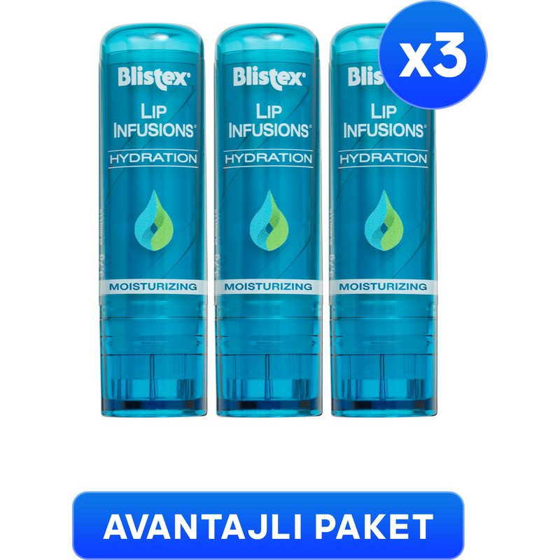 Blistex 3,7g Uzun Süreli Nemlendirici Dudak Bakımı Yağlı His Bırakmadan Gün Boyu Nemlendirir