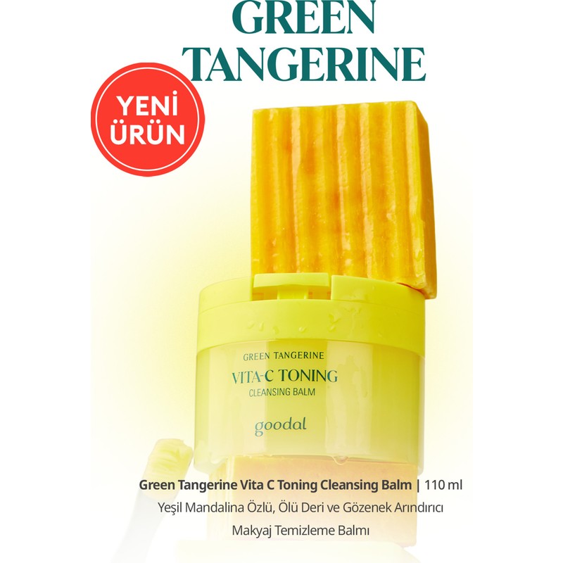 Goodal Yeşil Mandalina Özlü Makyaj Temizleme Balmı 110 ml Tüm Cilt Tipleri İçin Arındırıcı Etki