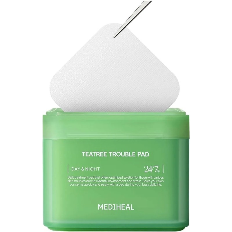 Mediheal Teatree Trouble Toner Pad 100'LÜ Çay Ağacı Ekstreli Yatıştırıcı Tonik Pedler