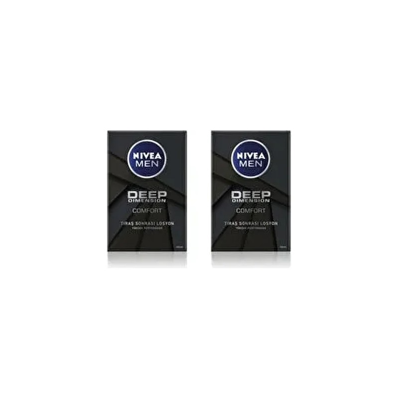 Nivea Men Deep Dimension Tıraş Sonrası Losyon 100 ml x 2 Konforlu Koku ile Hızlı Rahatlama
