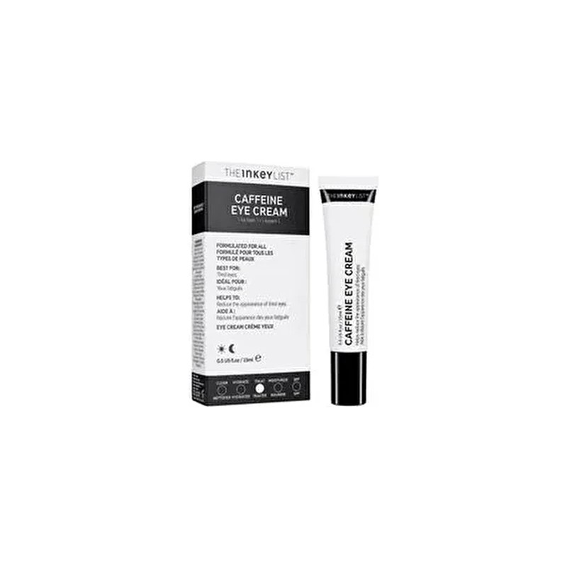 The Inkey List 15 ml Caffeine Eye Cream Tüm Ciltler İçin Şişlik ve Koyu Halkaları Azaltan Etkili Göz Kremi