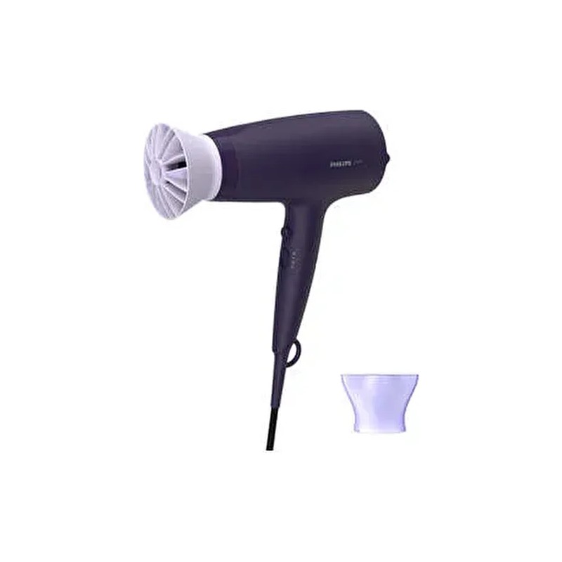 Philips 3000 Serisi 2100 W Güçlü Saç Kurutma Makinesi BHD340/13 2 Kademe Hız Ayarı ile Mavi