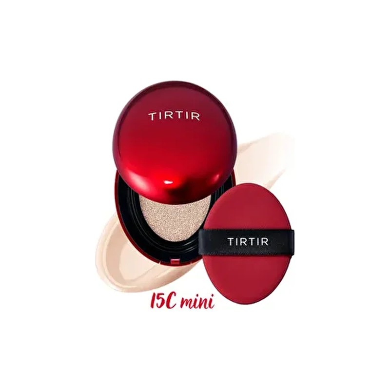 Tırtır 15C Fair Porcelain Mini Cushion Fondöten 4,5gr SPF40 Suya Dayanıklı Pürüzsüz Bitiriş