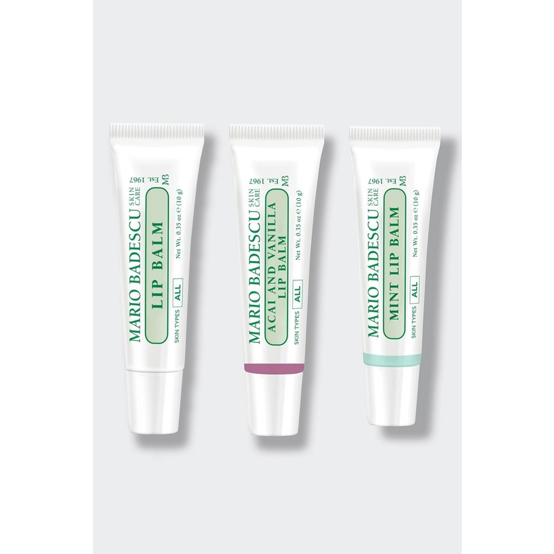 Mario Badescu Dudak Balmı Üçlü Set 3X10GR