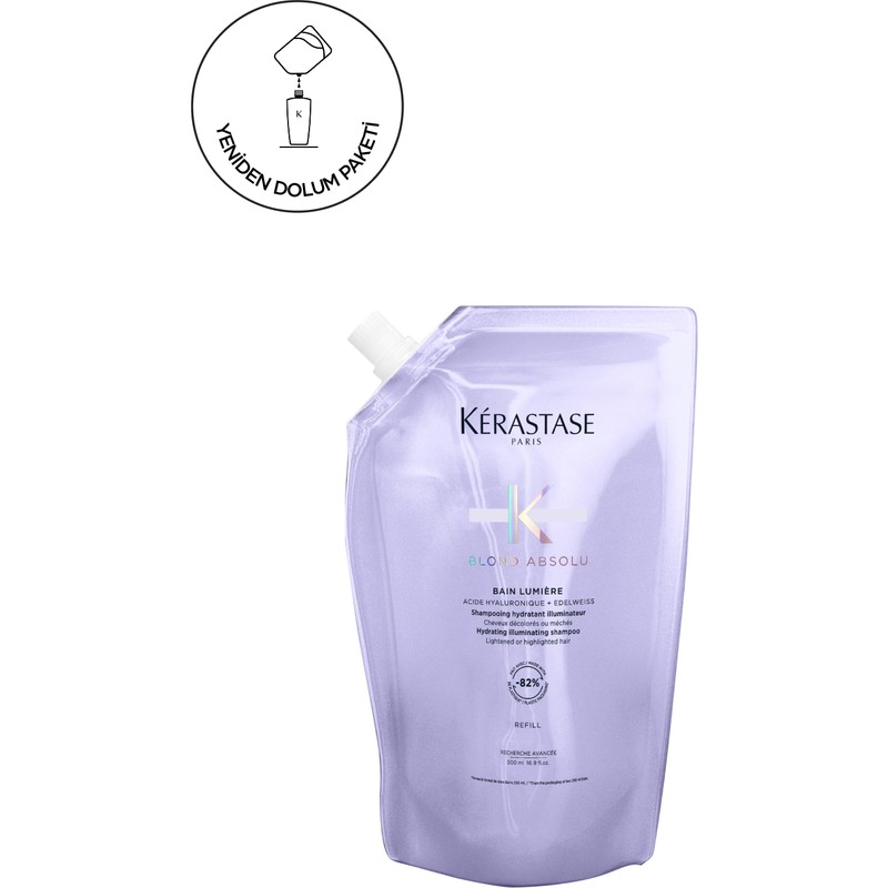 Kerastase Blond Absolu Bain Lumiere Işlem Görmüş Sarı Saçlar Için Parlaklık Veren Şampuan 500 ml