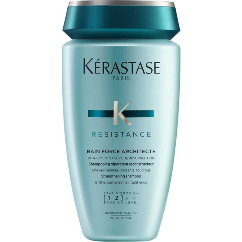 Kerastase Resistance Bain Force Architecte Zayıf Ve Yıpranmış Saçlar Için Onarıcı Şampuan 250 ml 250 ml